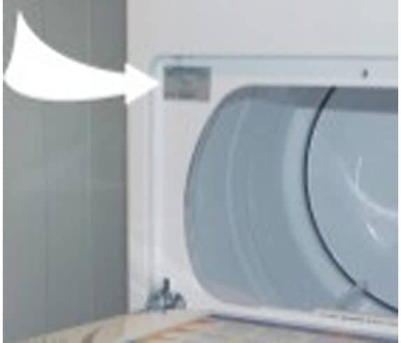 Model Number On Whirlpool Dryer